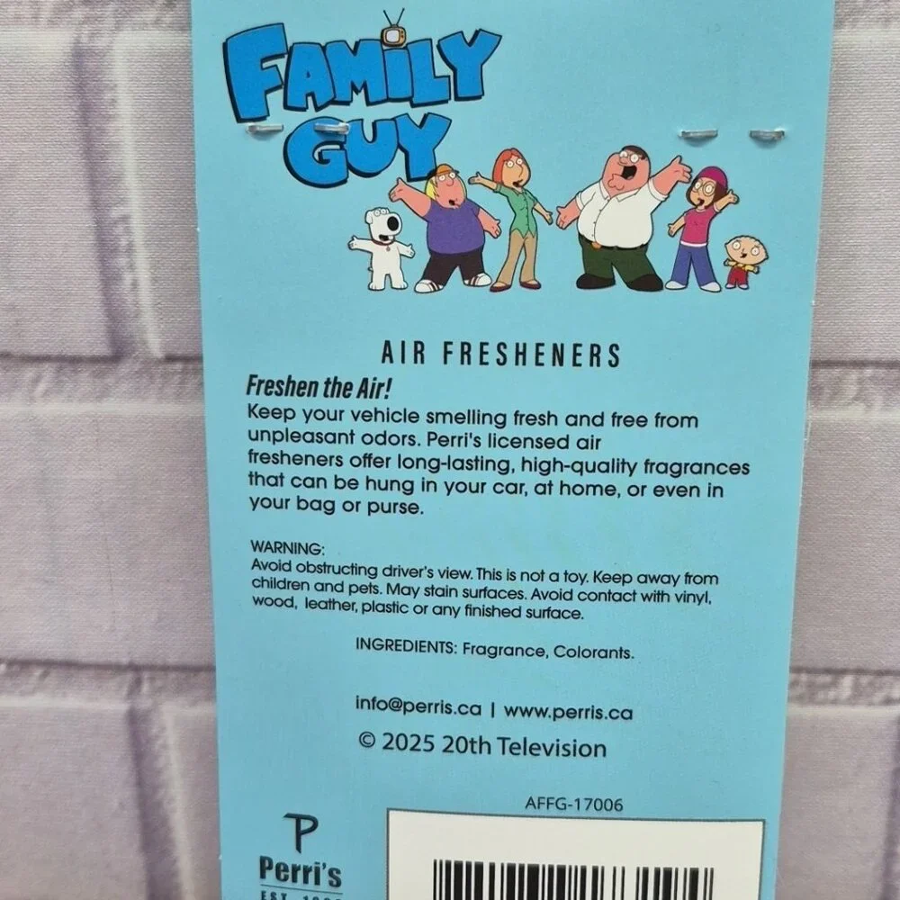 Family Guy Air Fresheners Peter Griffin and Stewie, Lot Of 2-3 Packs - Picture 6 of 7